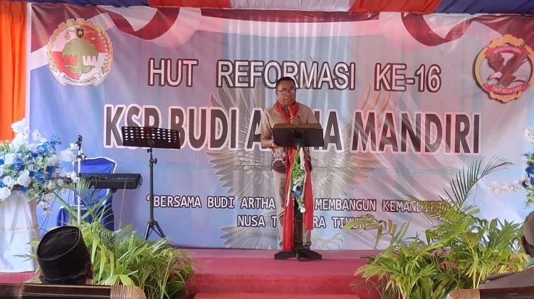 HUT Reformasi ke-16 KSP Budi Artha Mandiri, Sekda Alor Tekankan Kepercayaan Anggota