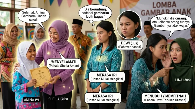 Bahaya Penyakit Hasad yang Menggerogoti Pahala