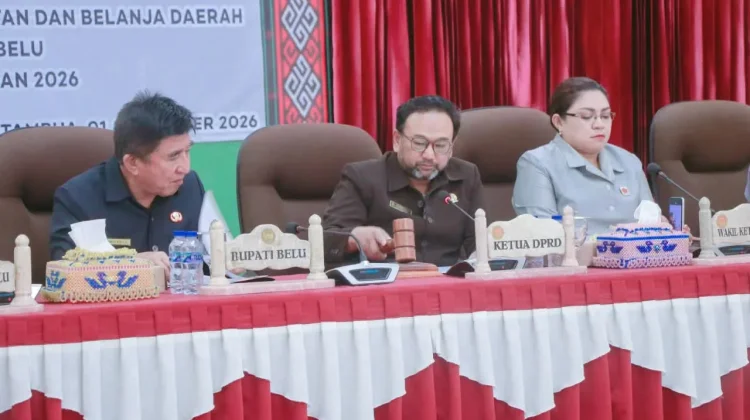 Bupati Belu Hadiri Sidang Paripurna Perubahan APBD Tahun Anggaran 2026