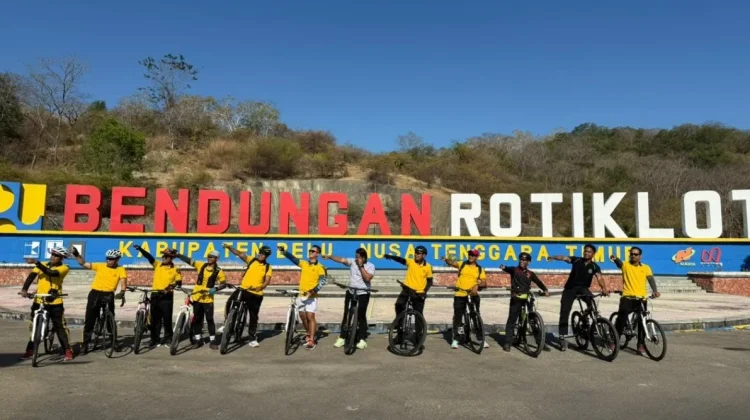 Kapolres Belu Gowes Bersama Pejabat Utama Pantau Kamtibmas