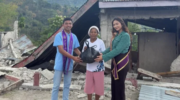 Putra Putri Budaya NTT Salurkan Bantuan Kemanusiaan di Manggarai Timur