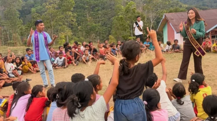 Anak-Anak Korban Bencana di Flores Ikut Kegiatan Pemulihan Trauma