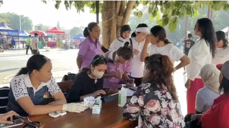 Warga Terbantu dengan Layanan CKG di RRI Fest 2026