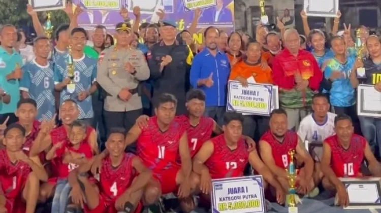 Turnamen Voli Demokrat Cup di Belu Resmi di Tutup