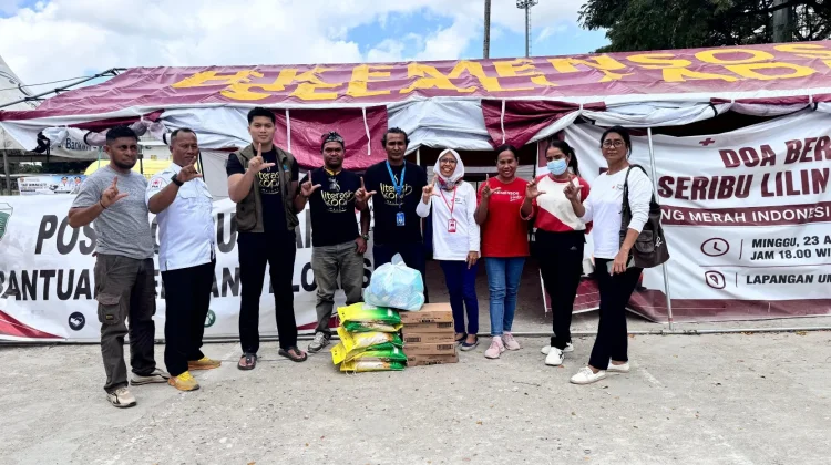 Komunitas Literasi Kopi Malaka Salurkan Bantuan untuk Korban Gempa Flores