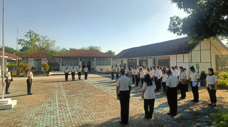 Lapas Atambua Gelar Apel Pagi, Kenang Tiga ASN Gugur di Jayawijaya