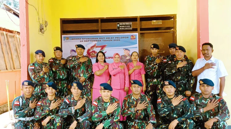Kompi 4 Batalyon A Satbrimob Polda NTT Peringati HUT ke-67 Pasukan Pelopor di Alor