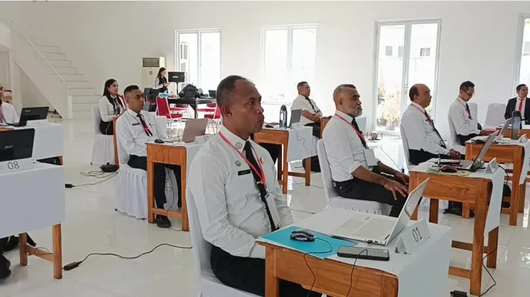 Sepuluh Peserta Seleksi JPT Belu Jalani Lima Tahapan Tes