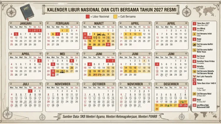 Mari Rencanakan Liburan Impian Sepanjang Tahun 2027