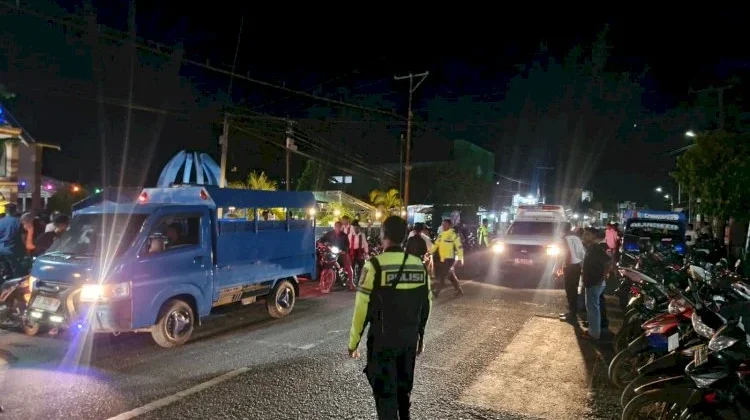 Polres Alor Kawal Pembukaan HUT Klasis Teluk Kabola ke-11