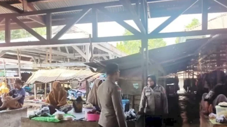 Polsek Alor Barat Daya Intensifkan Patroli di Pasar Rakyat Moru