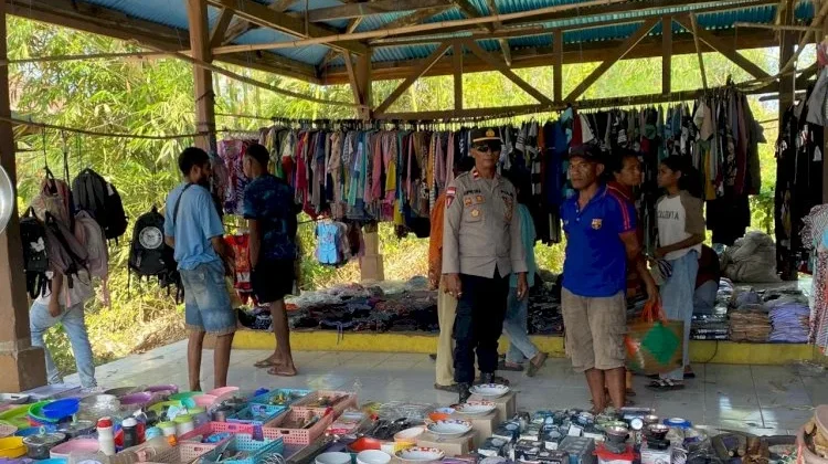Polsek Pantar Barat Intensifkan Pengamanan Pasar Rakyat Maliang