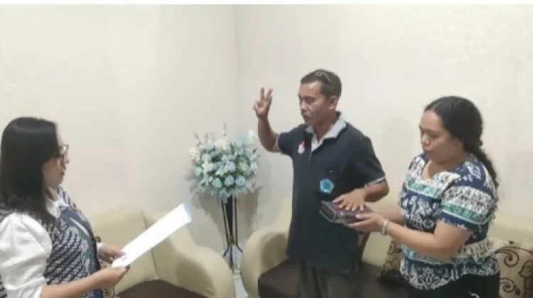 Warga Kabuna Sumpah Pengambilan Sertpikat Pengganti karena Hilang