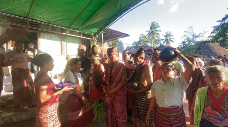 Kapolres Malaka Hadiri Peresmian Rumah Adat Uma Dato Nonot
