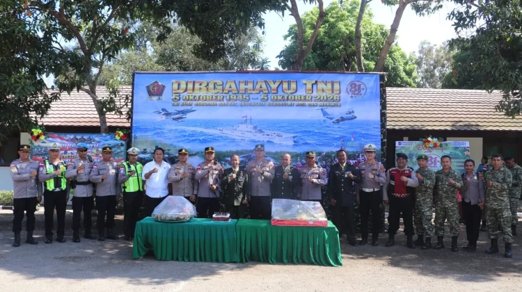 Solid, Polres Belu, Brimob, BRI dan Kejari Kejutkan Kodim 1605/Belu di HUT ke-81 TNI