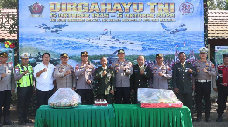 Polres Belu Beri Kejutan HUT ke-81 TNI di Sejumlah Markas Perbatasan