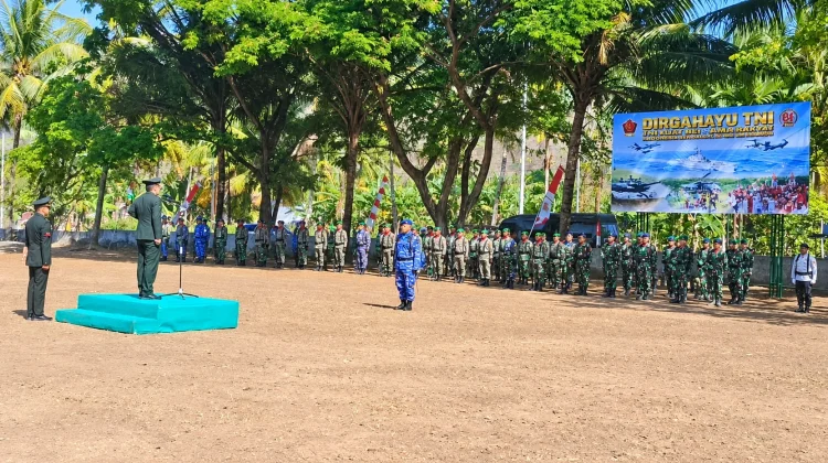 HUT ke-81 TNI di Alor, Perkuat Semangat Pengabdian Bersama Rakyat