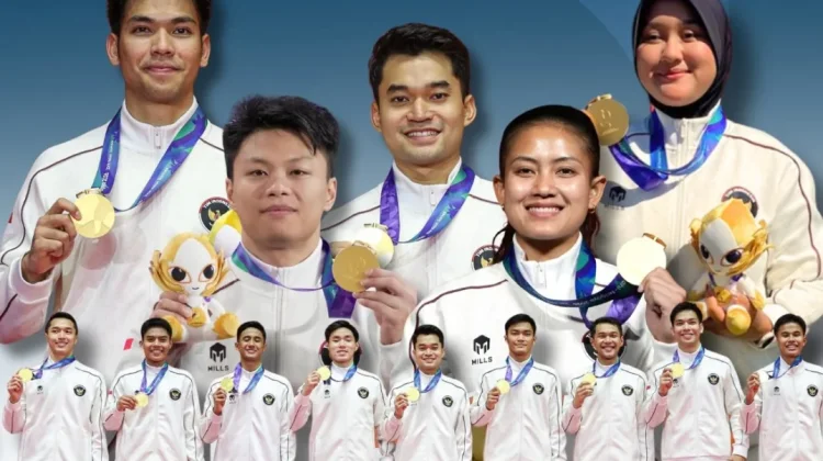 Lampaui Target, Indonesia Sukses Sabet Lima Medali Emas di ASIAN Games 2026