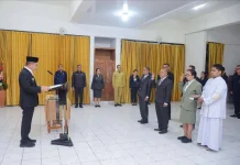Bupati Belu Melakukan Rotasi Pimpinan Tinggi Pratama