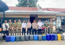 Kompi 4 Batalyon A Pelopor Satbrimob Polda NTT Gagalkan Penyelundupan Sopi Ilegal