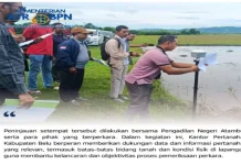 Kantor Pertanahan Belu Meninjau Penanganan Perkara di Desa Tasain