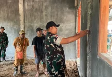 Dandim TTU Tinjau Progres TMMD di SMAN Nilulat
