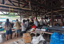 Polsek Alor Barat Daya Amankan Aktivitas Pasar Rakyat Moru