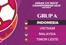 Piala AFF U-17; Timnas Indonesia Masuk Grup Neraka