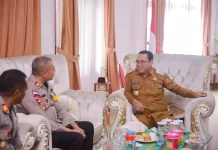 Wakil Bupati Belu Terima Kunjungan Komandan Brimob Batalyon A Pelopor