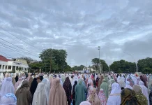 Umat Muslim Belu, Salat Idulfitri  1477 H/2026 M di Pelataran Mall Pelayanan Publik