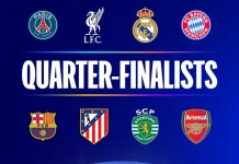 Jadwal Lengkap Perempat Final Liga Champions