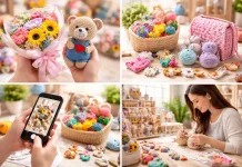 Buket Rajut dan Aksesori Jadi Produk Laris Anak Muda