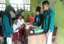 PKL Unimor Sambangi SDK Fulanmonu Edukasi Pola Hidup Sehat sejak Dini