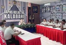 Rapat Koordinasi Lapas Kalabahi Bahas Capaian Program dan Strategi Kerja