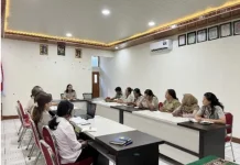 Kantor Pertanahan Belu Gelar Rapat Evaluasi Mingguan