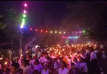 Pengamanan Pawai Obor Paskah 2026 di Alor Berlangsung Tertib