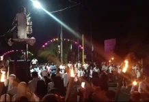 Pawai Obor Paskah di Kota Kalabahi Berlangsung Khidmat, Diikuti Ribuan Jemaat