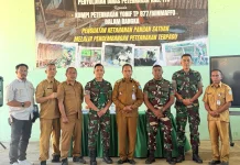 Yon TP Berkolaborasi dengan Disnak TTU Sosialisasi Peternakan