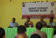 Serap Aspirasi Warga, Polres Alor Dorong Solusi Nyata lewat Jumat Curhat