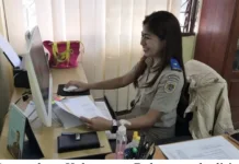 Kasubag Kantor Pertanahan Belu Ikuti Kegiatan Itjen BPN NTT Via Daring