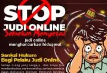 Waspada, dan Cegah Judi Online