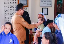 Wabup Belu Salurkan Bantuan ke Panti Bhakti Luhur