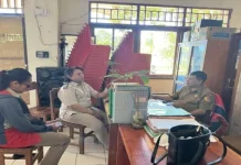 Kantor Pertanahan Belu Koordinasi Konsolidasi Tanah  di Kelurahan Manumutin