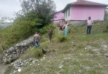 Longsor Mengancam Kantor Desa Batnes dan Jalan Umum