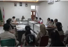 Memastikan Kinerja Kerja  Berjalan Optimal Pertanahan Belu Rapat Evaluasi Tim