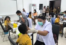 Peringati Harkitnas, Tim Dokter Gigi Malaka Gelar Baksos di Perbatasan RI-RDTL