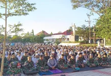 Ribuan Umat Muslim di Atambua Khusyuk Laksanakan Salat Idul Adha