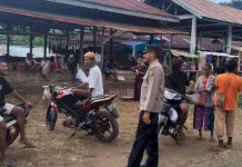 Polsek Alsel Perkuat Pengawasan Pasar Demi Menjaga Keamanan Tetap Kondusif