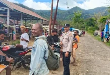 Personel Polsek Alsel Intensifkan Pengamanan Aktivitas Pasar Kelaisi Timur