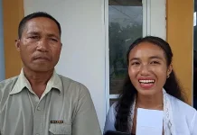 Kristina Abuk, Lulusan Terbaik di SMPN 1 Malaka Tengah dari Keluarga Kurang Mampu